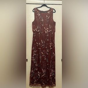 JS Collections formal gown.  Gorgeous plum purple color. Perfect